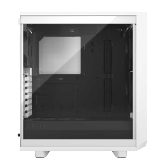 Fractal Design Meshify 2 Compact White TG Side View