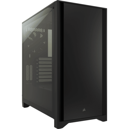 Corsair 4000D Black Angled Front View