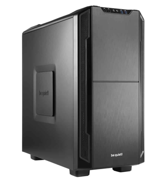 Be Quiet! Silent Base 600 Black Angled Front View