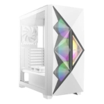 Antec DF800 FLUX RGB White Angled Front View