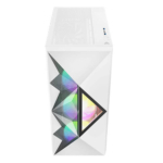 Antec DF800 FLUX RGB White Angled Top View