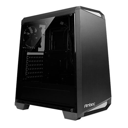 Antec NX100 Black/Grey Angled Front View