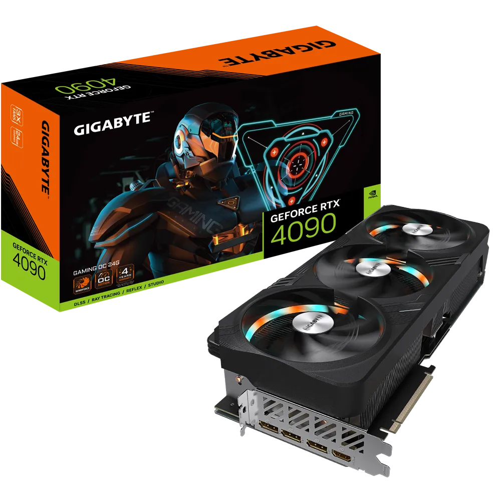 Gigabyte NVIDIA GeForce RTX 4090 Gaming OC 24GB Box View