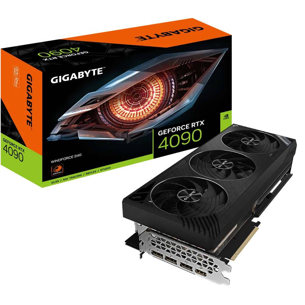 Gigabyte NVIDIA GeForce RTX 4090 WindForce 24GB Box View