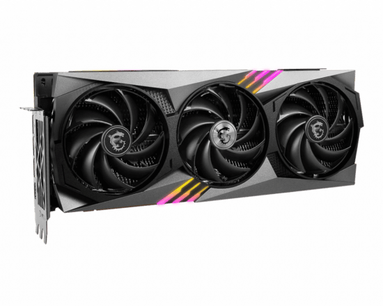MSI NVIDIA GeForce RTX 4090 Gaming Trio Angled Front View