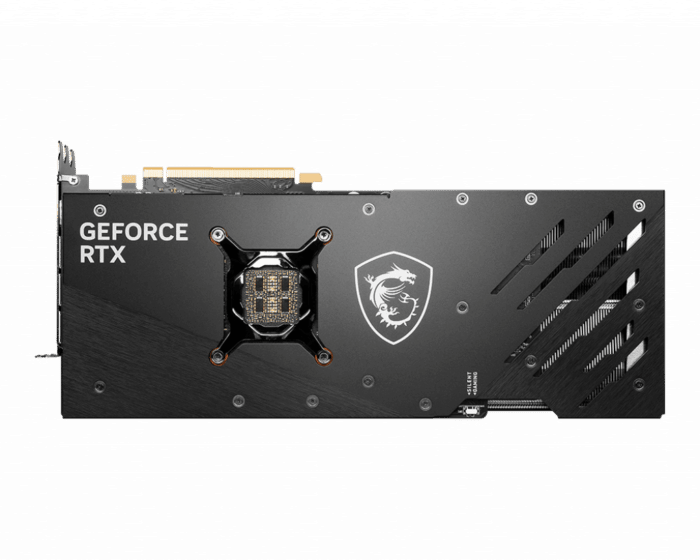 MSI NVIDIA GeForce RTX 4090 Gaming Trio Backplate View