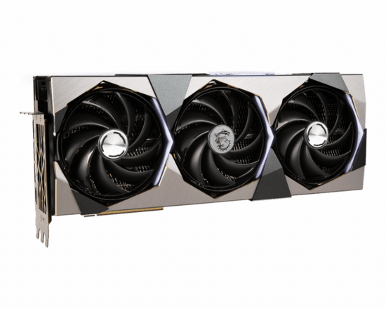 MSI NVIDIA GeForce RTX 4090 SUPRIM X 24GB Angled Front View