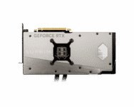 MSI NVIDIA GeForce RTX 4090 SUPRIM LIQUID X 24GB GDDR6X Backplate View
