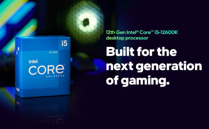 Intel Core i5-12600K Cover View
