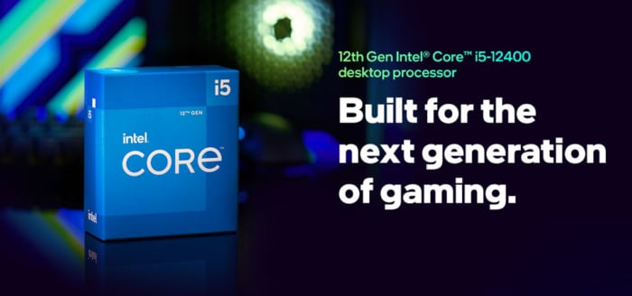 Intel Core i5-12400 Cover View