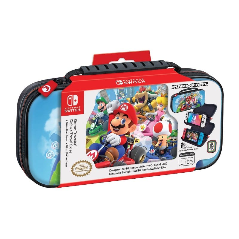 Mario Kart World Deluxe Travel Case Box View
