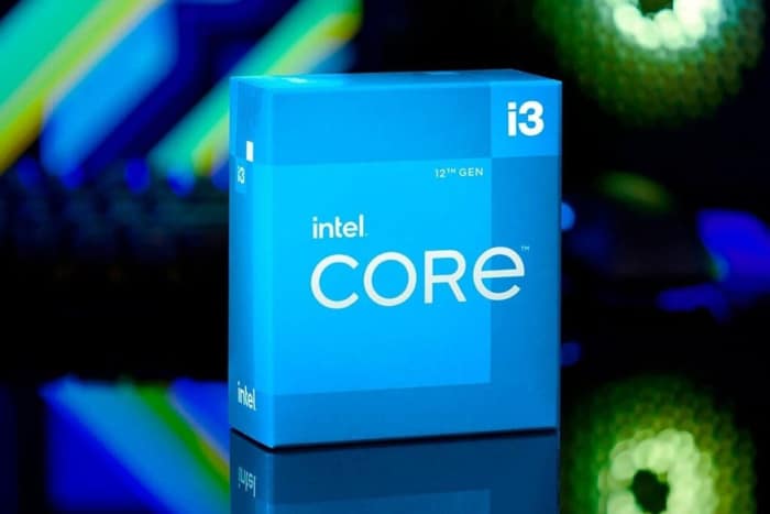 Intel Core i3-12100 Cover View