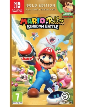 Mario + Rabbids Kingdom Battle Gold Edition Box Art NSW
