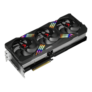 PNY NVIDIA GeForce RTX 4080 16GB VERTO EPIC-X Angled Front View