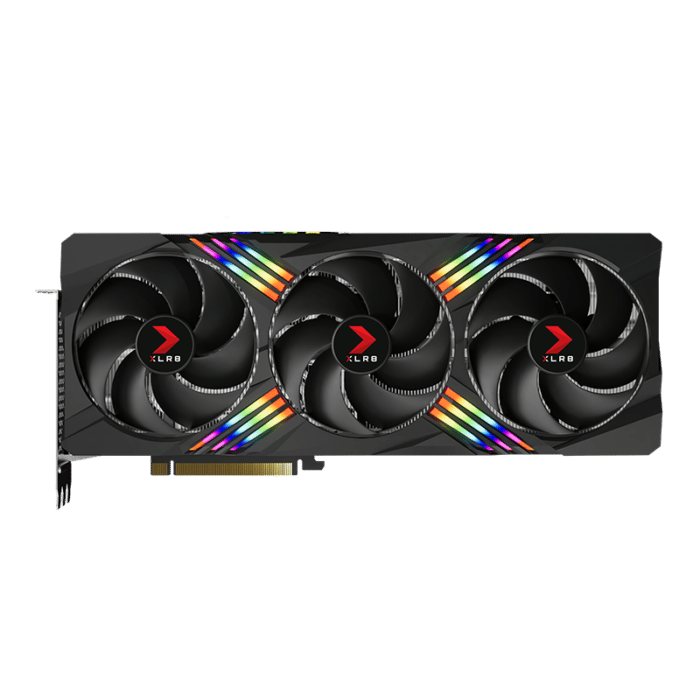 PNY NVIDIA GeForce RTX 4090 VERTO EPIC-X Flat Front View