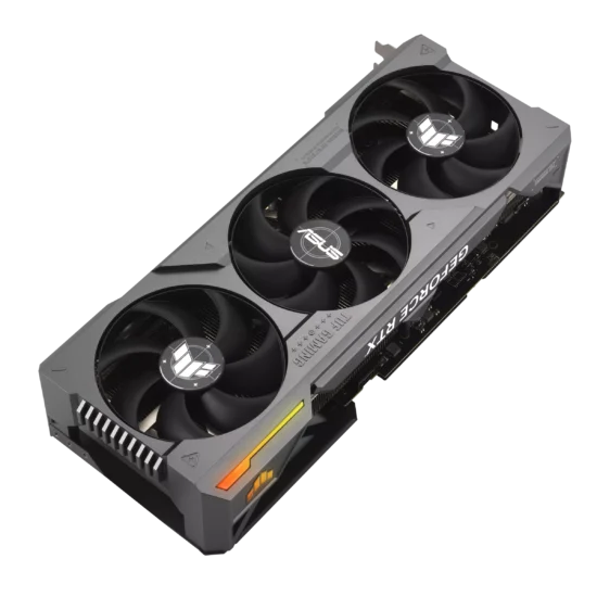 ASUS TUF Gaming NVIDIA GeForce RTX 4090 24GB Angled Front View