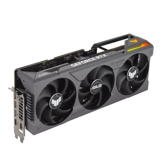 ASUS TUF Gaming NVIDIA GeForce RTX 4090 24GB Angled Vertical View