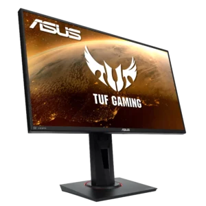 Asus TUF Gaming VG258QM Angled Front View