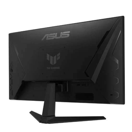 Asus TUF Gaming VG249QM1A Angled Rear View