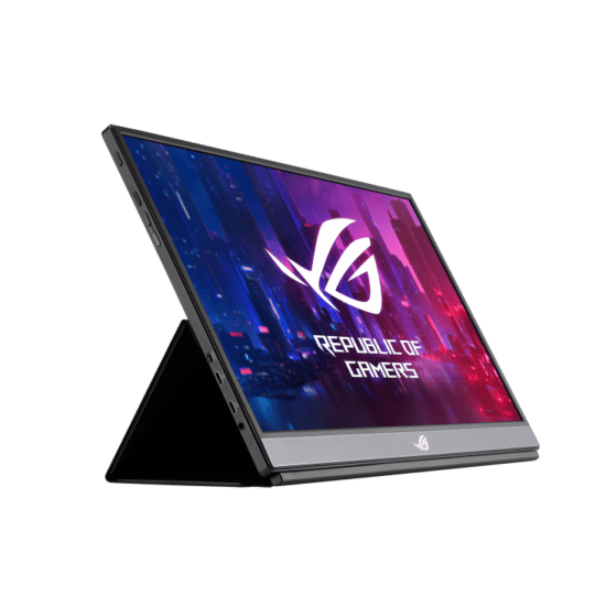 Asus ROG STRIX XG17AHPE Angled Front View