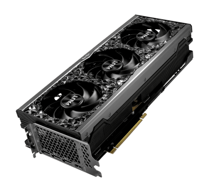 Palit NVIDIA GeForce RTX 4090 GameRock Angled Front View