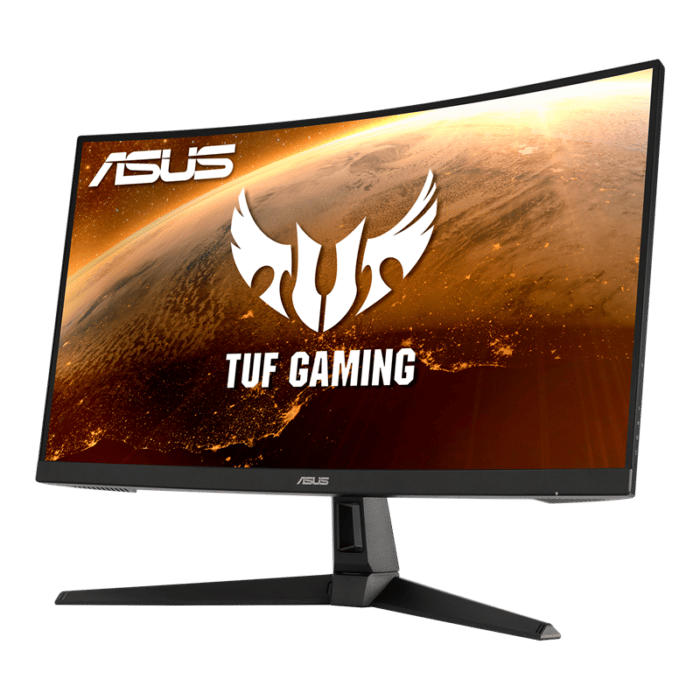 Asus TUF Gaming VG27VH1B Angled Front View