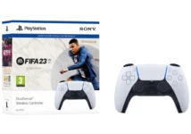 Sony PS5 White DualSense Wireless Controller + FIFA 23 + Ultimate Team DLC Box View