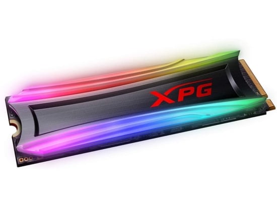 ADATA XPG Spectrix S40G RGB 256GB Angled Front View