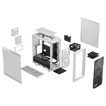 Fractal Design Meshify 2 Compact Lite White TG Layers View