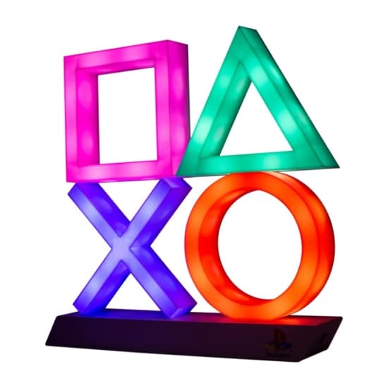 PlayStation Retro Icons Light XL Angled Front View