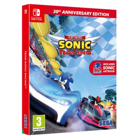 Team Sonic Racing - 30th Anniversary Edition Box Art NSW