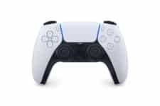 Sony PS5 White DualSense Wireless Controller + FIFA 23 + Ultimate Team DLC Flat Front View