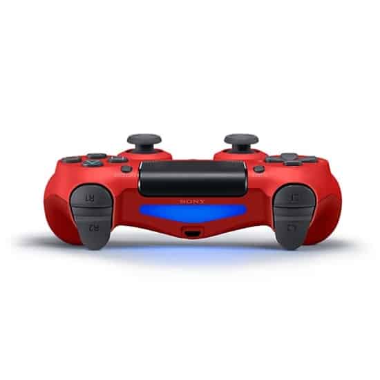 Sony PS4 Magma Red Dualshock 4 Wireless Controller Rear View