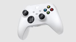 Xbox Wireless Controller - Robot White Angled Front View
