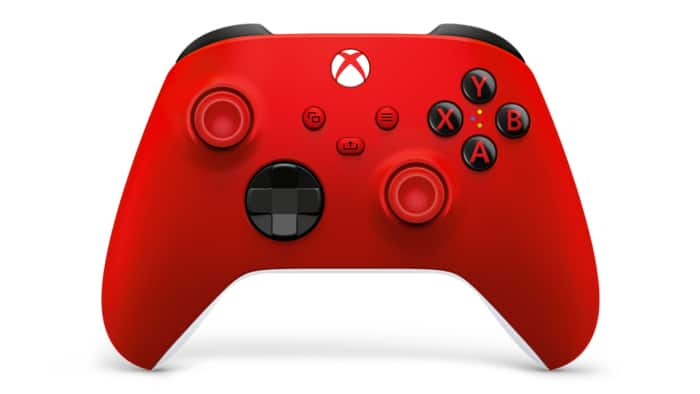Xbox Wireless Controller - Pulse Red Flat Front View