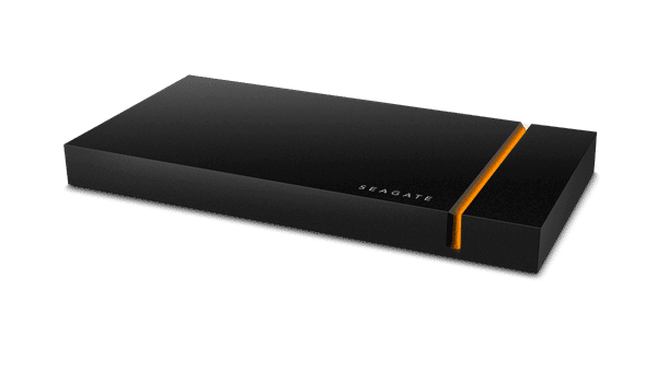 Seagate FireCuda 2TB Portable Gaming SSD Angled View