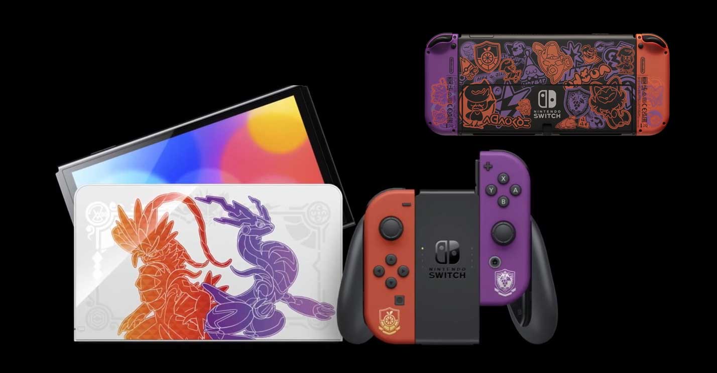 Nintendo Switch – OLED Model Pokémon Scarlet & Violet Edition Cover View