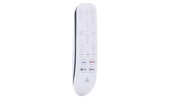 Sony PS5 Media Remote Angled Front View