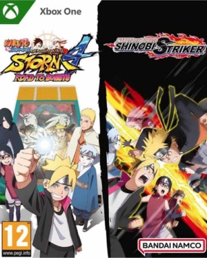 Naruto Shippuden: Ultimate Ninja Storm 4 - Road to Boruto + Naruto to Boruto: Shinobi Striker Compilation Box Art XB1