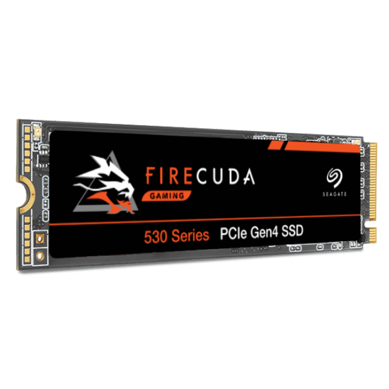 Seagate FireCuda 530 500GB without Heatsink Angled Front View