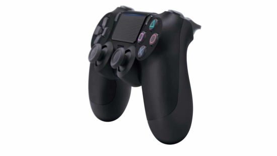 Sony PS4 Dualshock Wireless Controller Angled Side View