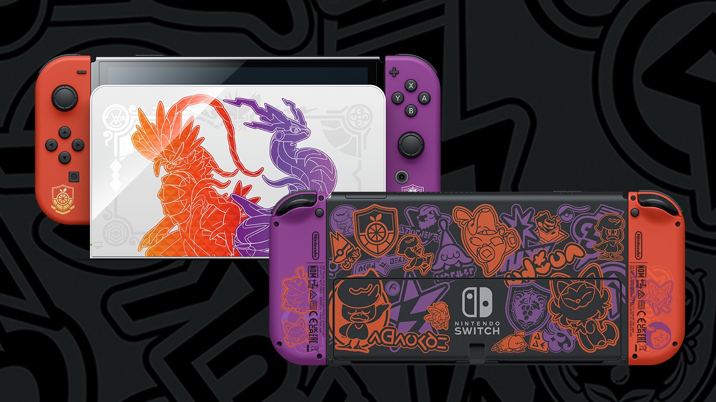 Nintendo Switch – OLED Model Pokémon Scarlet & Violet Edition Cover View