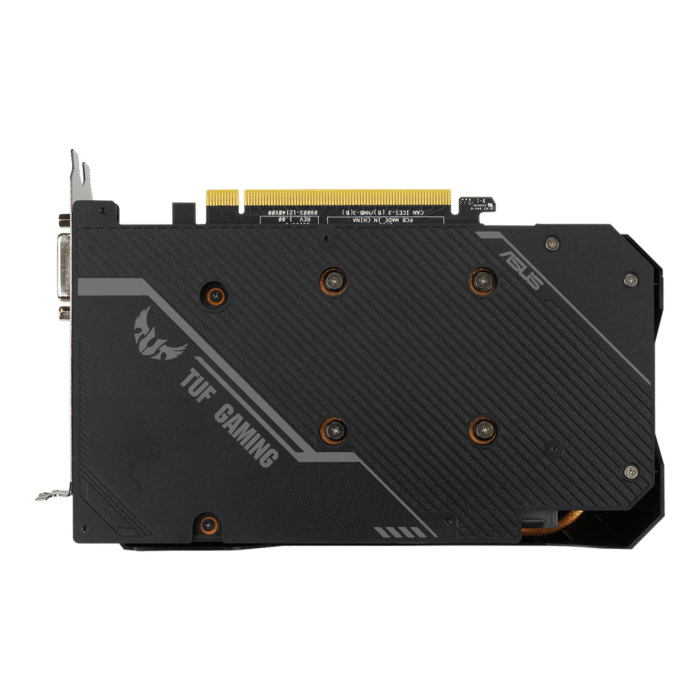 ASUS TUF Gaming NVIDIA GeForce GTX 1660 SUPER OC Backplate View