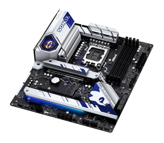 ASRock Z790 PG SONIC Angled Front View