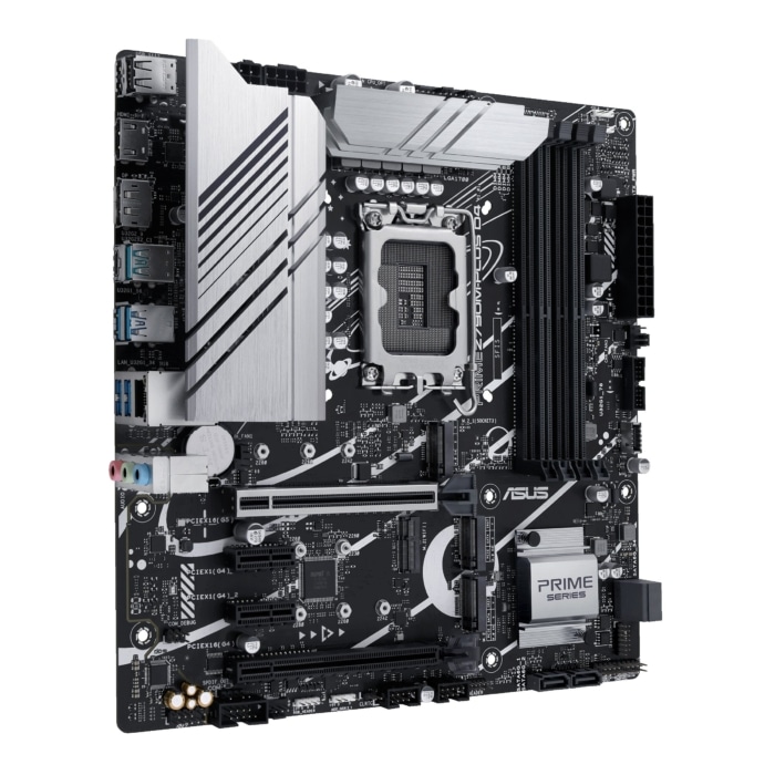 ASUS Prime Z790M-PLUS D4 Angled Front View