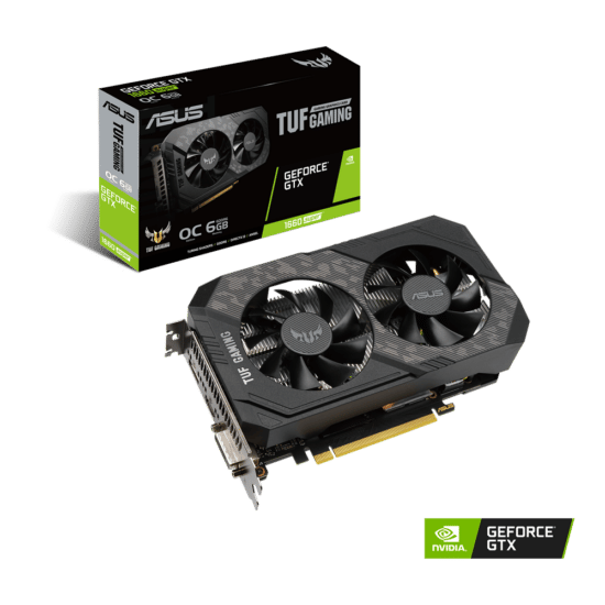 ASUS TUF Gaming NVIDIA GeForce GTX 1660 SUPER OC Box View