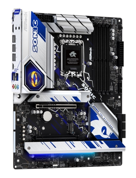 ASRock Z790 PG SONIC Angled Front View