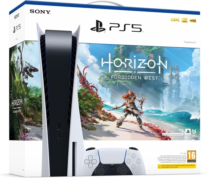 Sony PlayStation 5 Horizon Forbidden West Console Bundle Box View