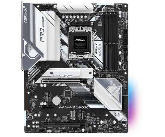 ASRock B650 PRO RS Flat Front View