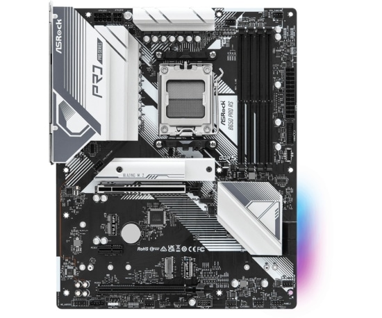 ASRock B650 PRO RS Flat Front View